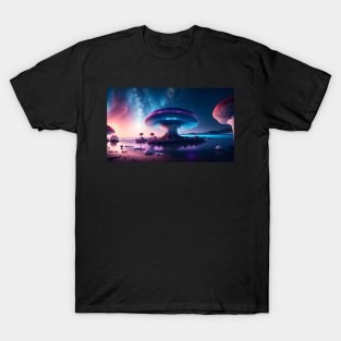 Fantasy mushroom cinematic light T-Shirt